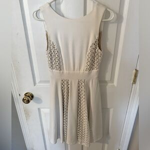 white altard state semi formal dress size small